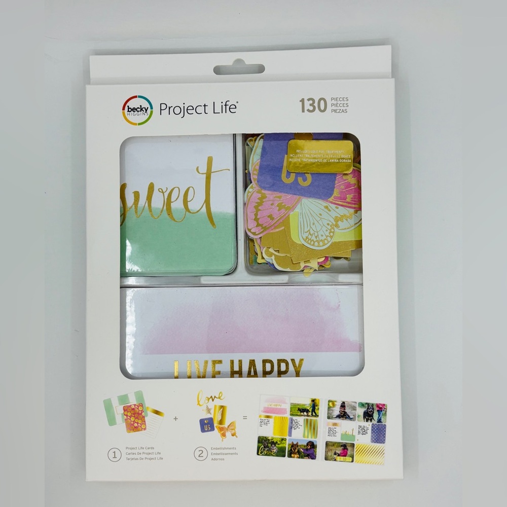 🔵 Becky Higgins Project Life Card Kit - Multicolor Scrapbooking